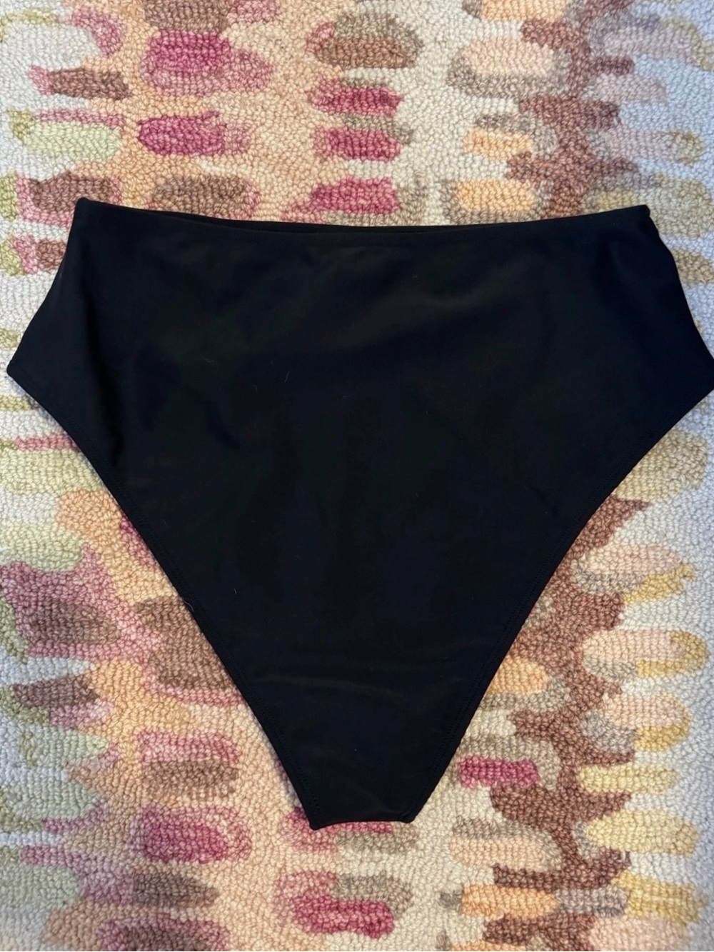 House Of Harlow Size Medium Bathing Suit Bottoms High Waited Black - Picture 2 of 3